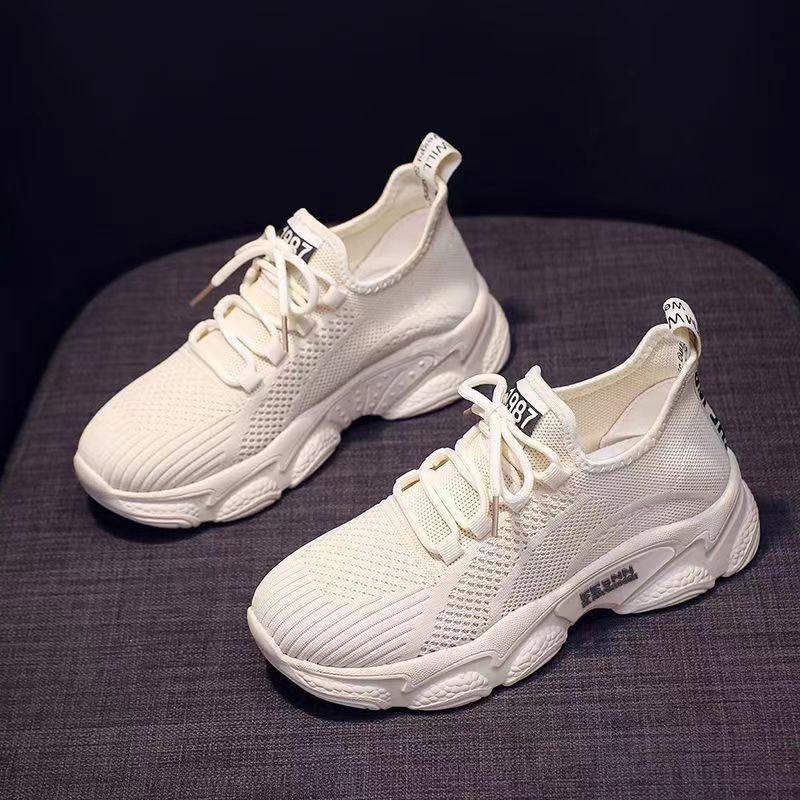 Women's Casual Sports Shoes Mesh Breathable Fashion Trend Running Shoes Soft Sole
