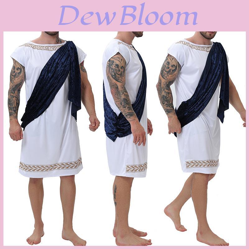 Halloween Roman King Costume For Women Cosplay Medieval Greek Warrior Dress For Stage Performance