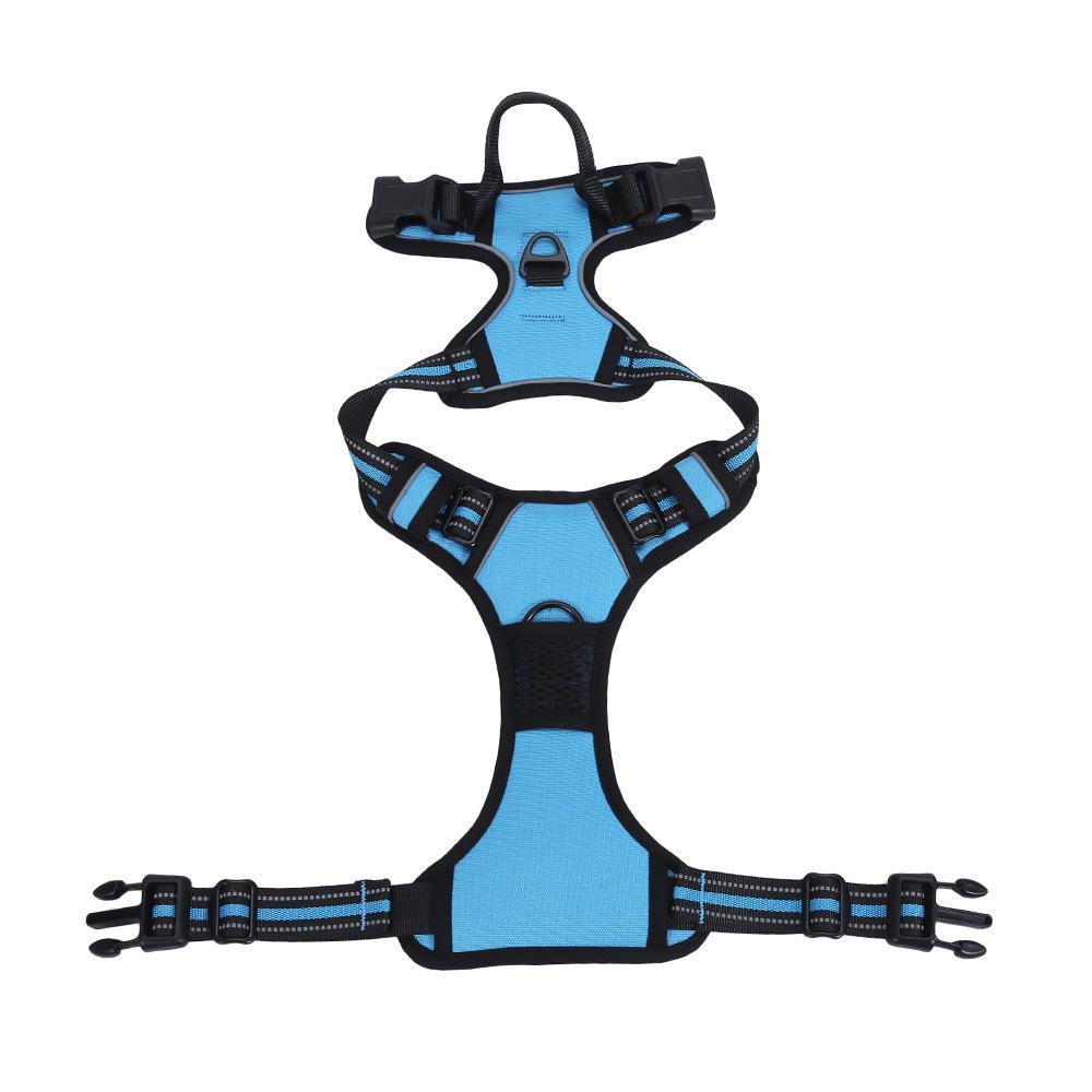 

Breathable Reflective Dog Harness and Leash Set S