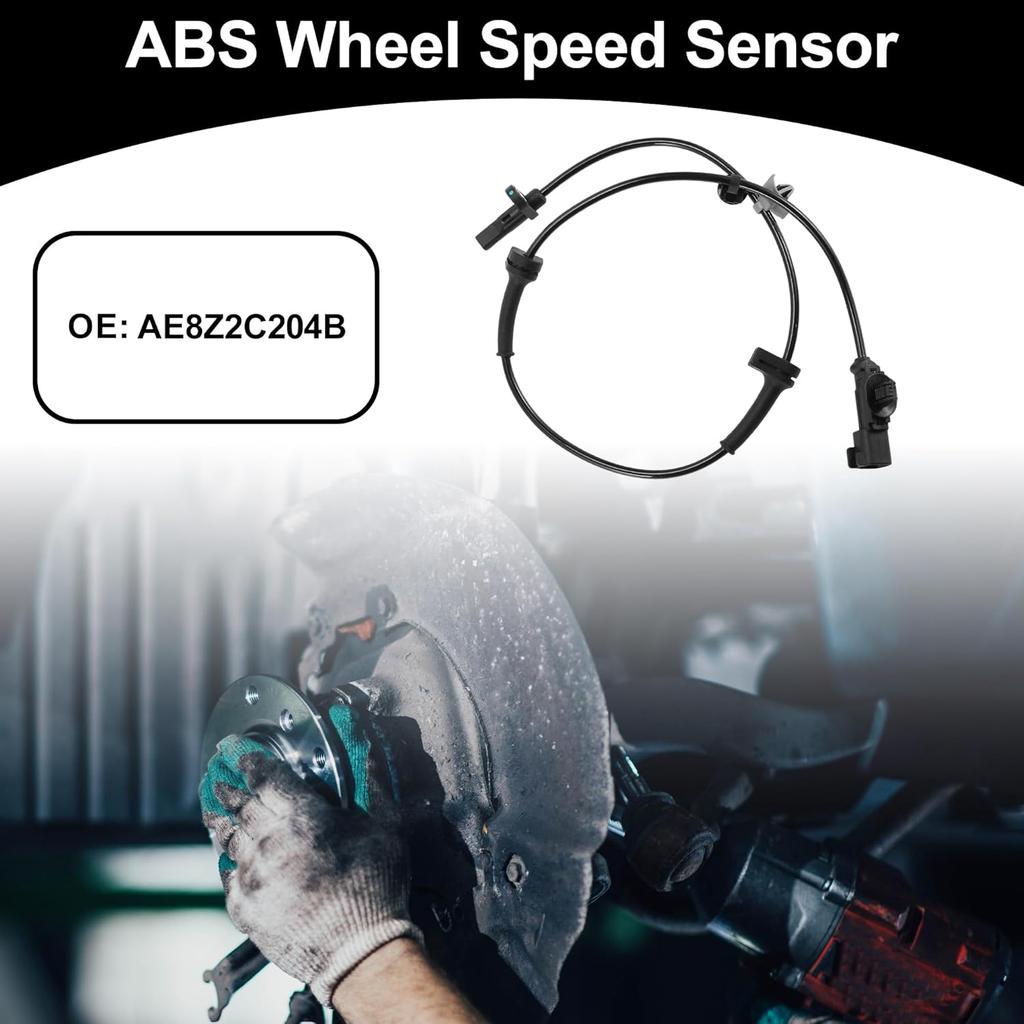 ABS Wheel Speed Sensor Front Left or Front Right ABS Sensor Anti-Lock Braking System Sensor No.AE8Z2C204B for Ford Fiesta 2014-2019