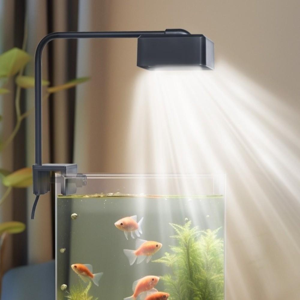 3 Color Modes Fish Tank Clip Lamp Waterproof Plant Grow Light LED Aquarium Light Marine Aquarium
