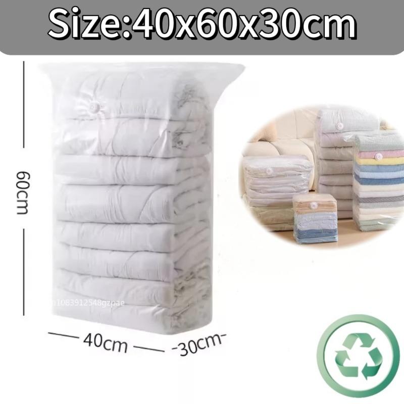 1-4PCS No Need Pump Vacuum Large Plastic Storage Bags Storing Clothes Blankets Reusable Compression Empty Bag Travel Accessories 1pcs 4600₽