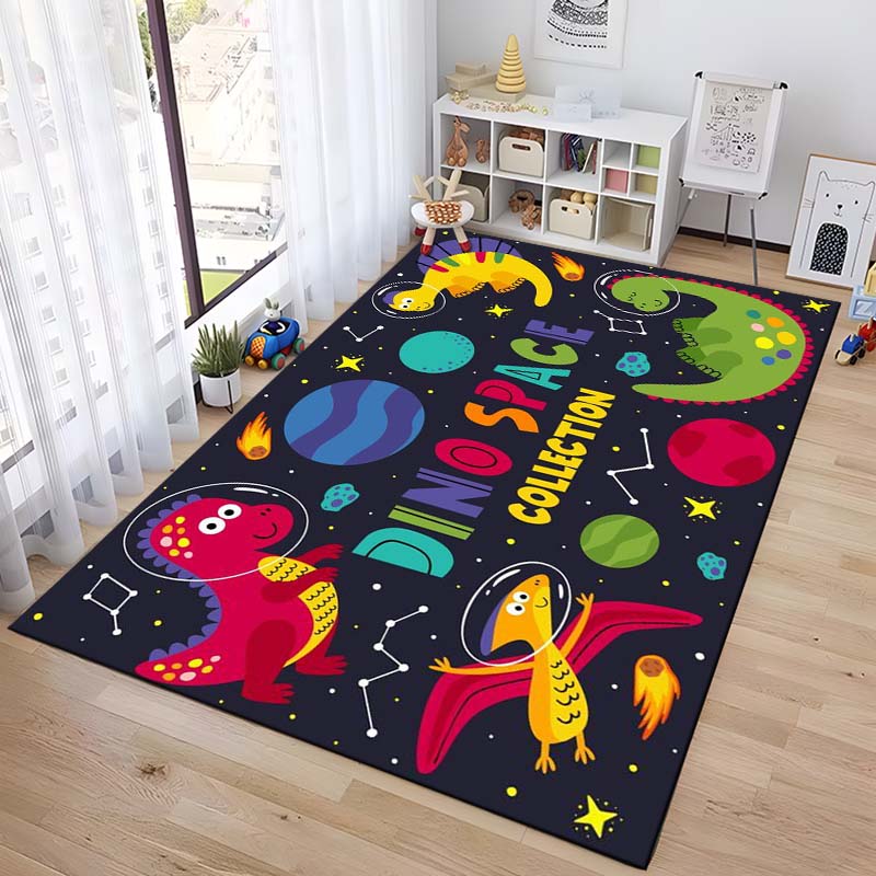15 Size Cartoon Dinosaur Space Cute Dino Children Area Rug,Carpet for Living Room Bedroom Sofa Doormat Decoration Floor Mat Cool