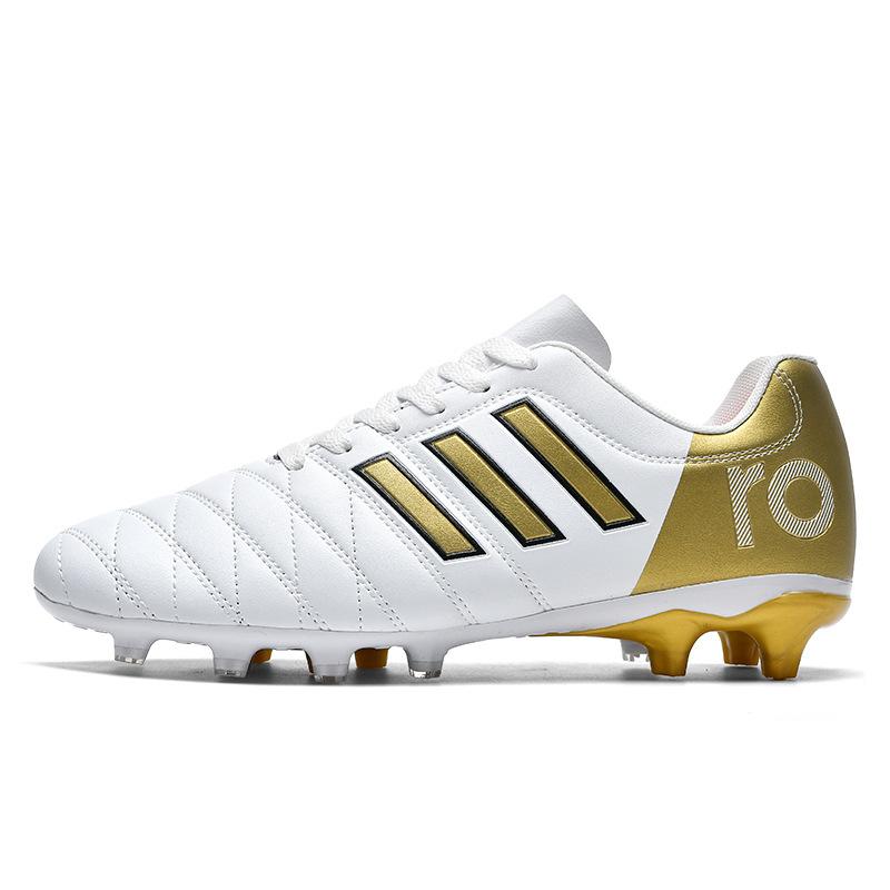 New low-top football shoes men and women children broken nails tf leather foot students AG long nails competition sports football shoes