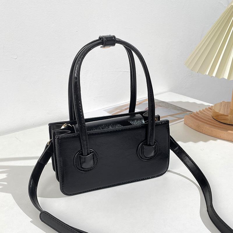 Kleine quadratische Tasche neue trendige Herbst- und Winter- vielseitige kleine Tasche Schulter-Umhängetasche Pendler-Nische Achsel-Damentasche
