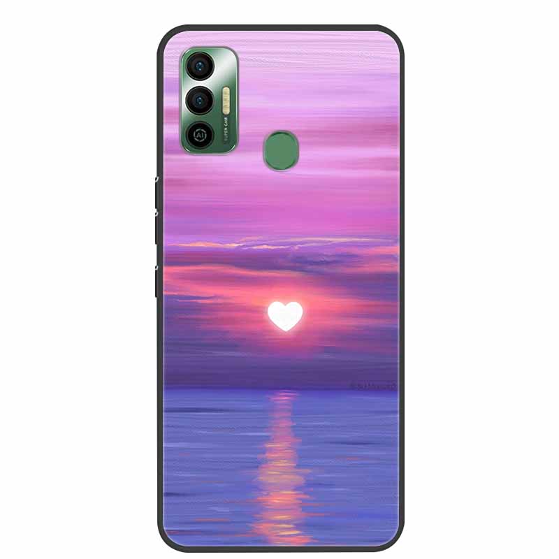 Per Tecno Spark 7 Custodia Lusso Silicone Morbido TPU Cover Custodie per Telefono Per Tecno Spark 7 Pro Spark 7P Spark7 Protettiva KF6 Coque