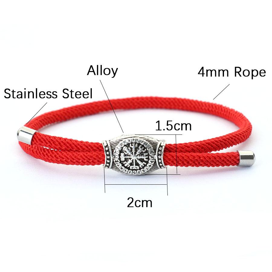 Braccialetto Unico in Corda da Uomo Regolabile Fatto a Mano Braccialetto Vichingo Uomo Accessori per Festival Regalo per Marito Pulsera Hombre Joias