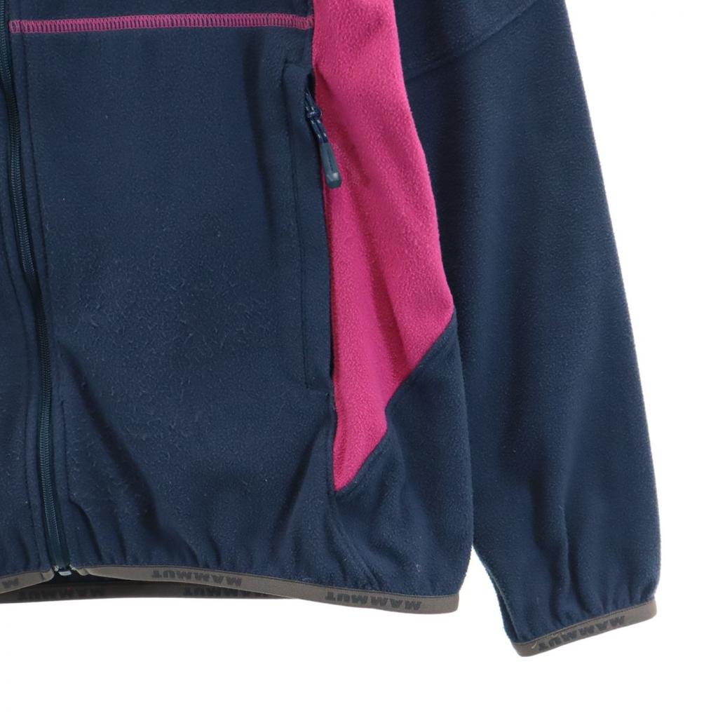 Mammut Outdoors Long Sleeve Zip Jacket M Navy X Pink Women Used