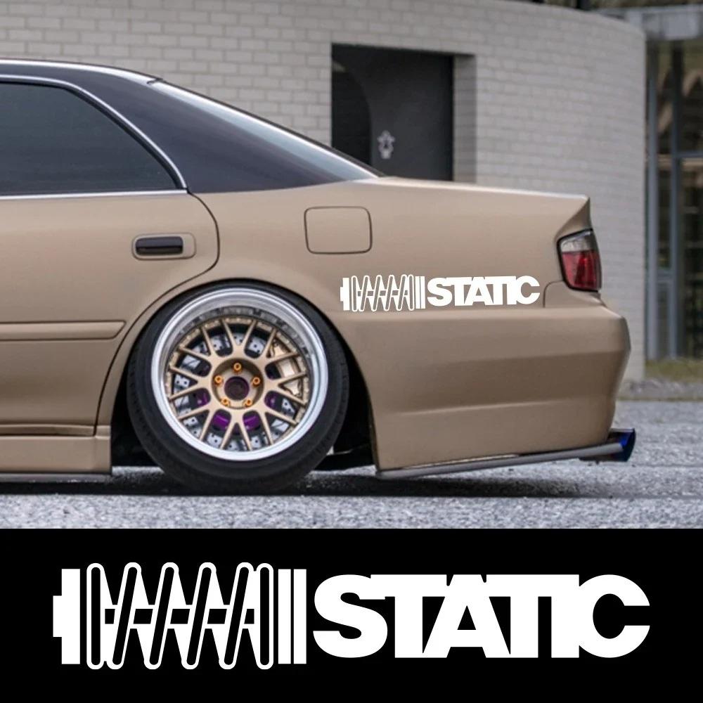 STATIC Slogan Car Windshield Banner Stickers Waterproof Automobiles Windscreen Vinyl Decals Car Styling Decoration Accessories