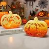 Pumpkin Box Mold 1 Set Halloween Lampshade Silicone Mold, DIY Hollow Shaped Craft Supplies Gypsum Cement Epoxy Resin Casting for Crafts