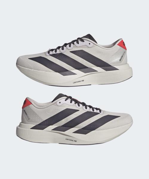 adidas Adizero EVO SL M - Chalk Pearl:Black:Red [KJ3670]