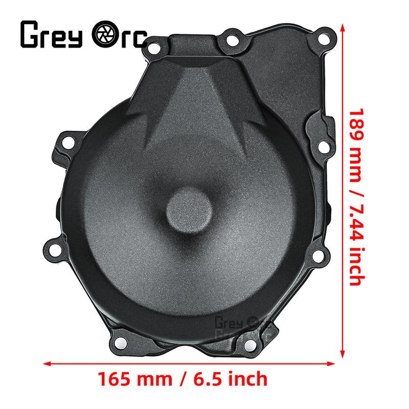 Motorcycle Left Engine Stator Cover Crankcase W/ Gasket For Yamaha YZF R6 2006-2022 YZF-R6 Crankcase Cover
