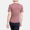 Under Armour Fitted Round Neck Sports Pullover T-Shirt Women Tops Silent-Pink 1355583-662