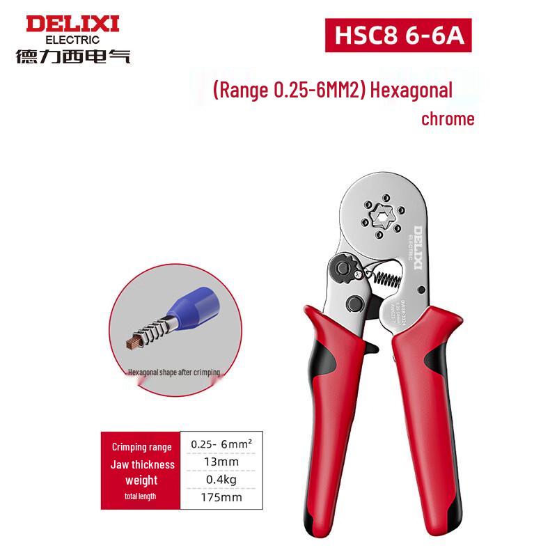 Delixi Terminal Crimping Pliers