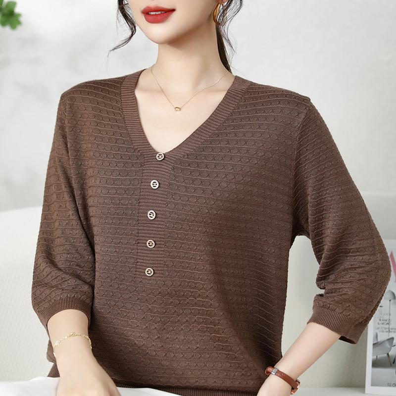 Qinghe Cashmere Women's 30% Cashmere Sweater - Soft & Warm Wool Blend Pullover