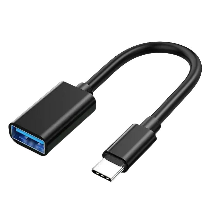 

USB C to USB Adapter OTG Cable USB Type C Male to USB 2.0 Female Cable Adapter for MacBook Pro Samsung Type-C Adapter чорний
