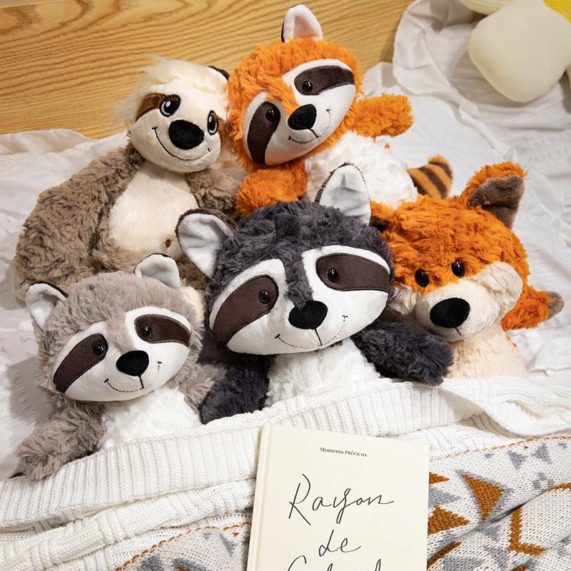 Adorable Plush Raccoon And Sloth Stuffed Animal Doll For Kids Soft And Cuddly Gift