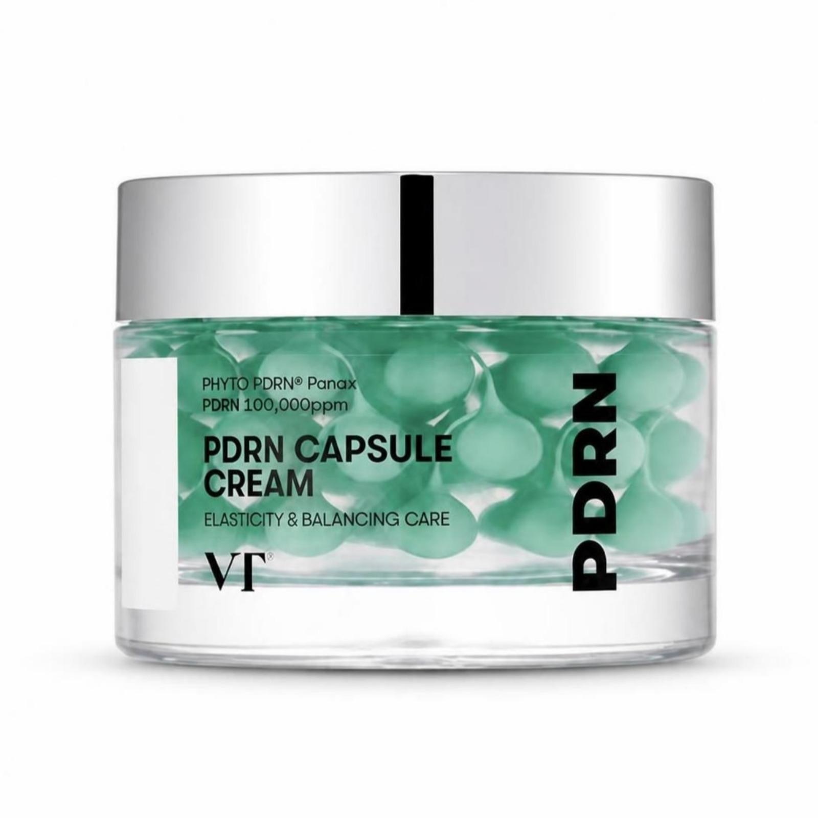 VT Cosmetics PDRN Capsule Cream 100 Intensive Hydrating Firming Glow Face Cream 50ml 1 piece