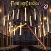 Halloween Decorations - Floating Candles with Wand - 20 Pcs Magic Hanging Flameless Floating LED Candles with Wand Remote - Decor for Indoor Outdoor