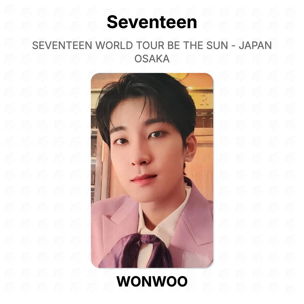 Seventeen WORLD TOUR BE THE SUN - JAPAN OSAKA Official Photocard