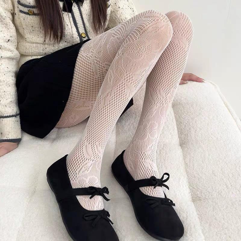 Spicy Y2K Cutout Lace Fishnet Stockings - Spring/Summer