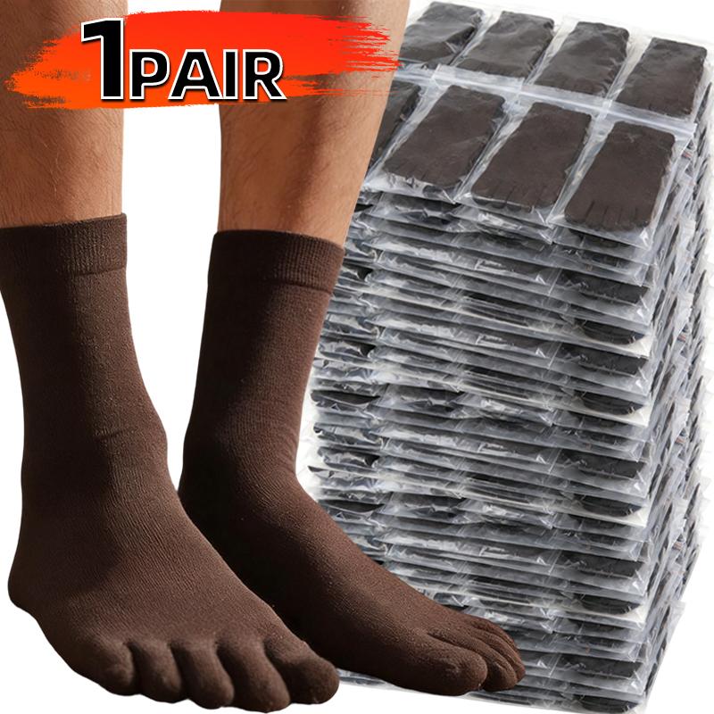 10pairs Unisex Five Toe Socks Men Women Five Fingers Socks Cotton Soft Breathable Sports Running Solid Color Black White Soks