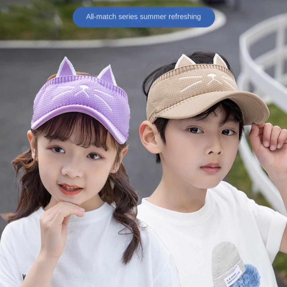 Summer Baby Sun Hat Cartoon Empty Top Hat Clearance UV Cap  Boy Girl Accessory