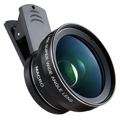Clip-on  0.45X Mobile Phone Lens Universal Detachable Fish Eye Lens Camera Kit Self-timer Special Effect Lens Acrylic Phone External Lens