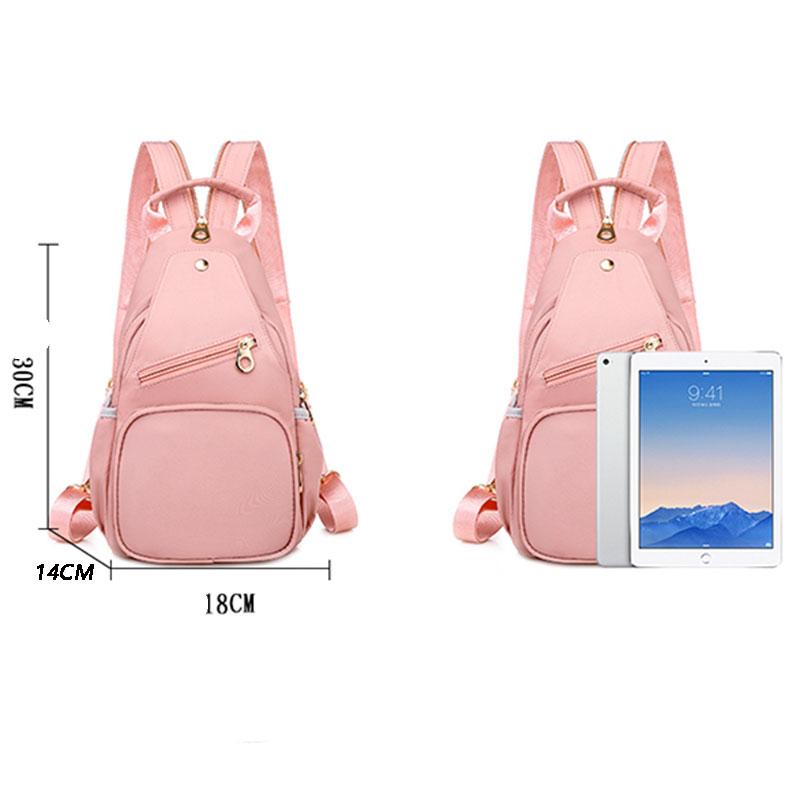 Women Bag   Chest Bag Female Oxford Bag Wild Messenger Bag Fashion One Shoulder Chest Bag Casual Crossbody Pack for Women