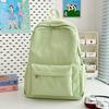 School bag new high value fresh sweet candy color backpack junior high school students lightweight travel backpack