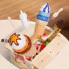 Children's simulated ice cream multi-functional ice cream creative store exercises baby hand-eye coordination wooden toy