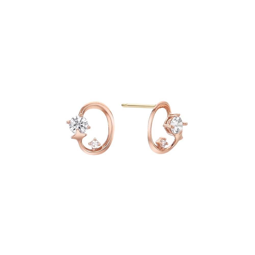 Lloyd Merry Two-Point 10K Gold Earrings Lptk2022T
