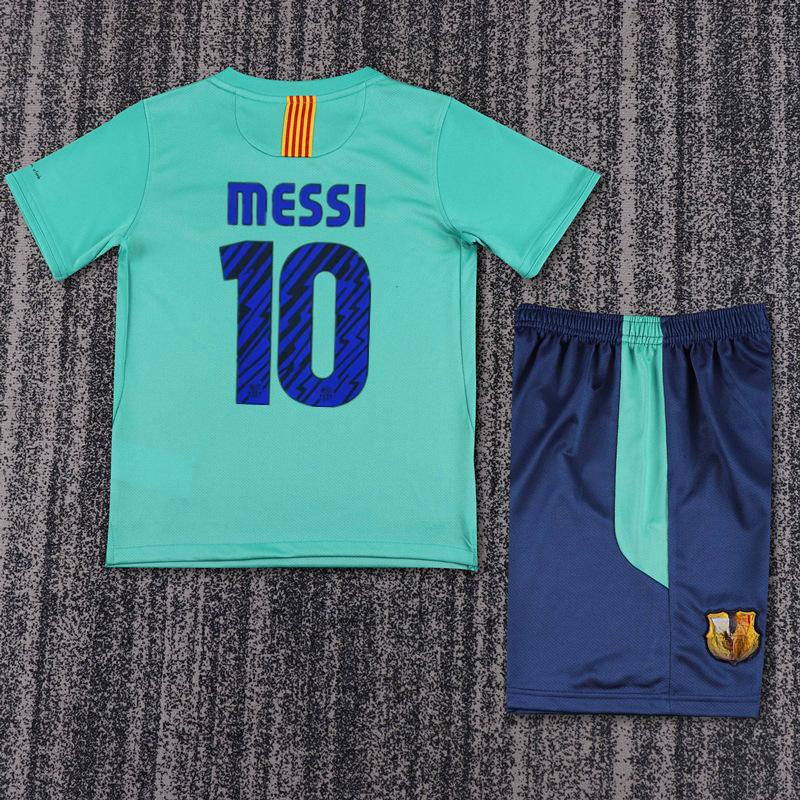 Klassisches Retro-Fußballtrikot Barcelona Kaiser M Thailändischer Kinderanzug Retro-Kinderanzug