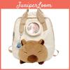 Cute Capybara Student Backpack With Large Capacity For Kids And Teens
