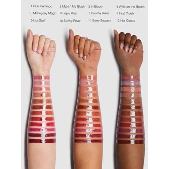 SHEGLAM Perfect Plumping Lip Plumper Coconut Oil Gloss Glossy Lipstick (Makin Blush)
