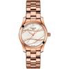 Women's T-Wave Watch: Elegant Luxurious Rose Gold Stainless Steel Timepiece with Diamonds, Suitable Daily Wear, Business, T112.210.33.111.00