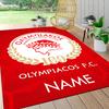 Custom Name Royal Soccer Team Crest Carpet Rug Customizable Soft Washable Anti-Slip Home Living Room Sofa Mats Personalized Rug. 0909209