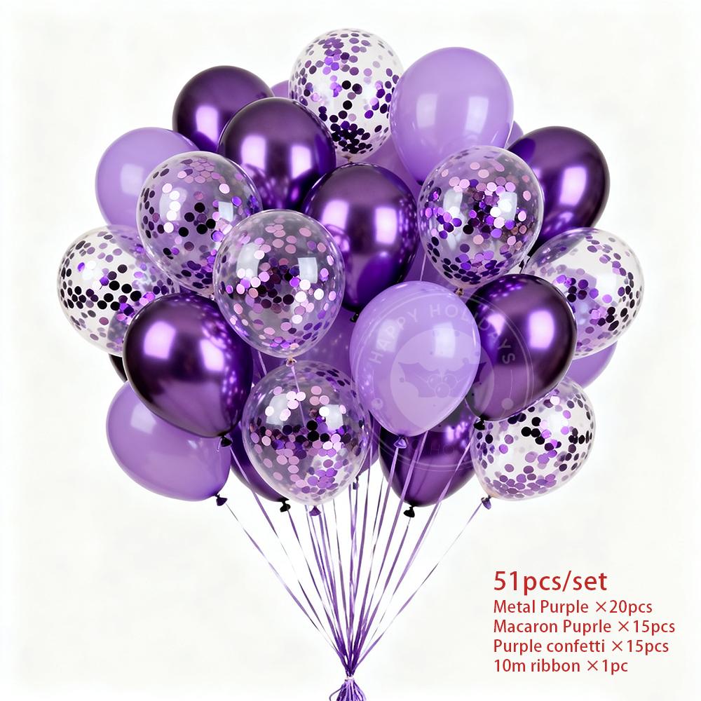 50Pcs 12inch Metallic Balloons Black Gold Balloon Confetti Balloons for Birthday Engagement Weddings Baby Shower Party Decor