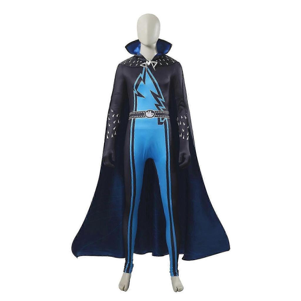 Cosplay Megamind Metro Man Jumpsuits Cloaks Halloween Superhero Costumes Suits Less