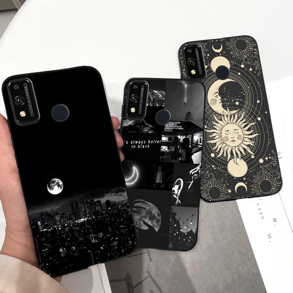 Soft Silicone Cases For Huawei Honor 9X lite Case JSN-L21 JSN-L22 JSN-L23 Coque Fundas Luxury Design Pattern Soft Silicone Etui
