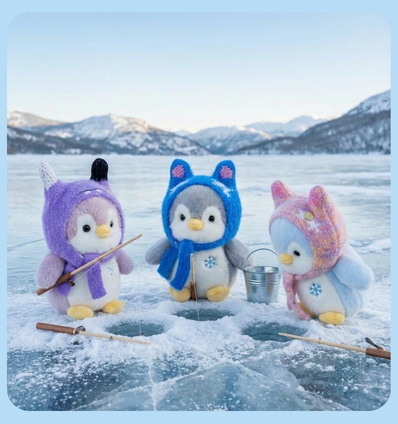 Soft Penguin Plush Doll - Cute New Year Gift for Kids, Perfect Hug Toy for Girls