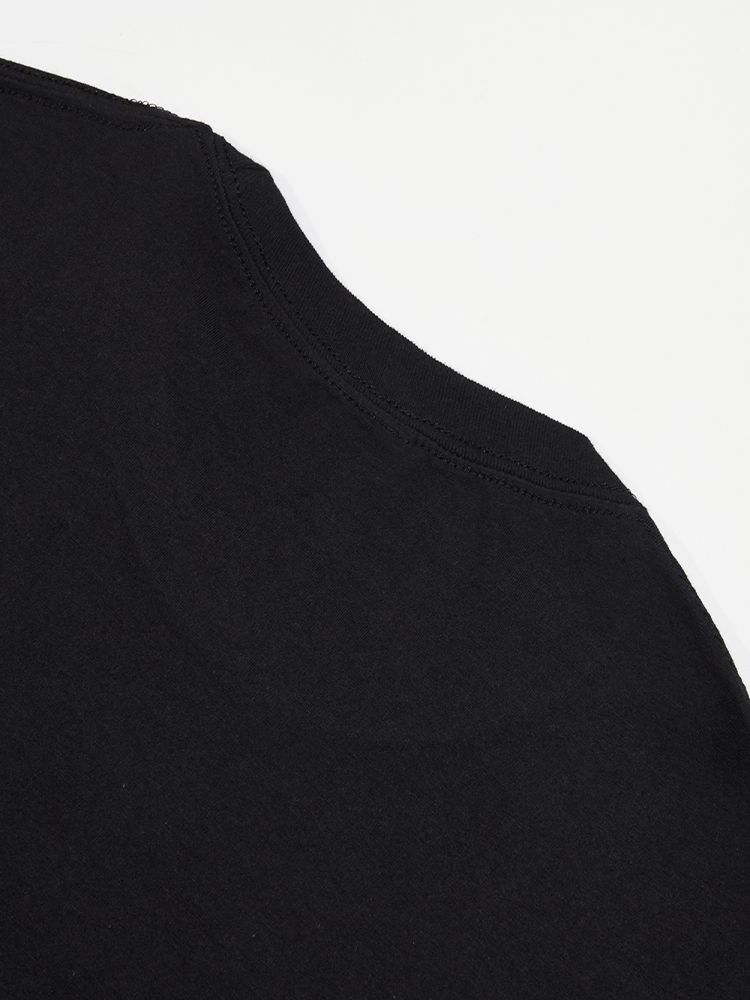 Let'S Go To Sleep First Tired Cartoon Cat Print Man T-Shirt Summer Short Sleeve O-Neck Cotton Tops Hip Hop Casual Streetwear