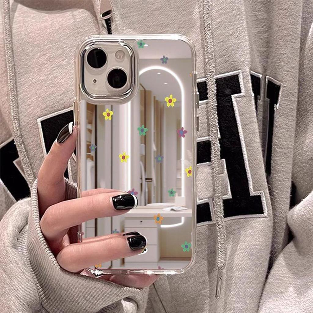 Transparent Acrylic Mirror Phone Case for Apple Mirror Case Mirror Foam Case Phone Case Mirror Self-adhesive Version