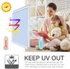Window Privacy Film One Way Daytime Mirror Tint UV Heat Control Vinyl Stickers Sun Block Glass Paper Door Covering Reflective