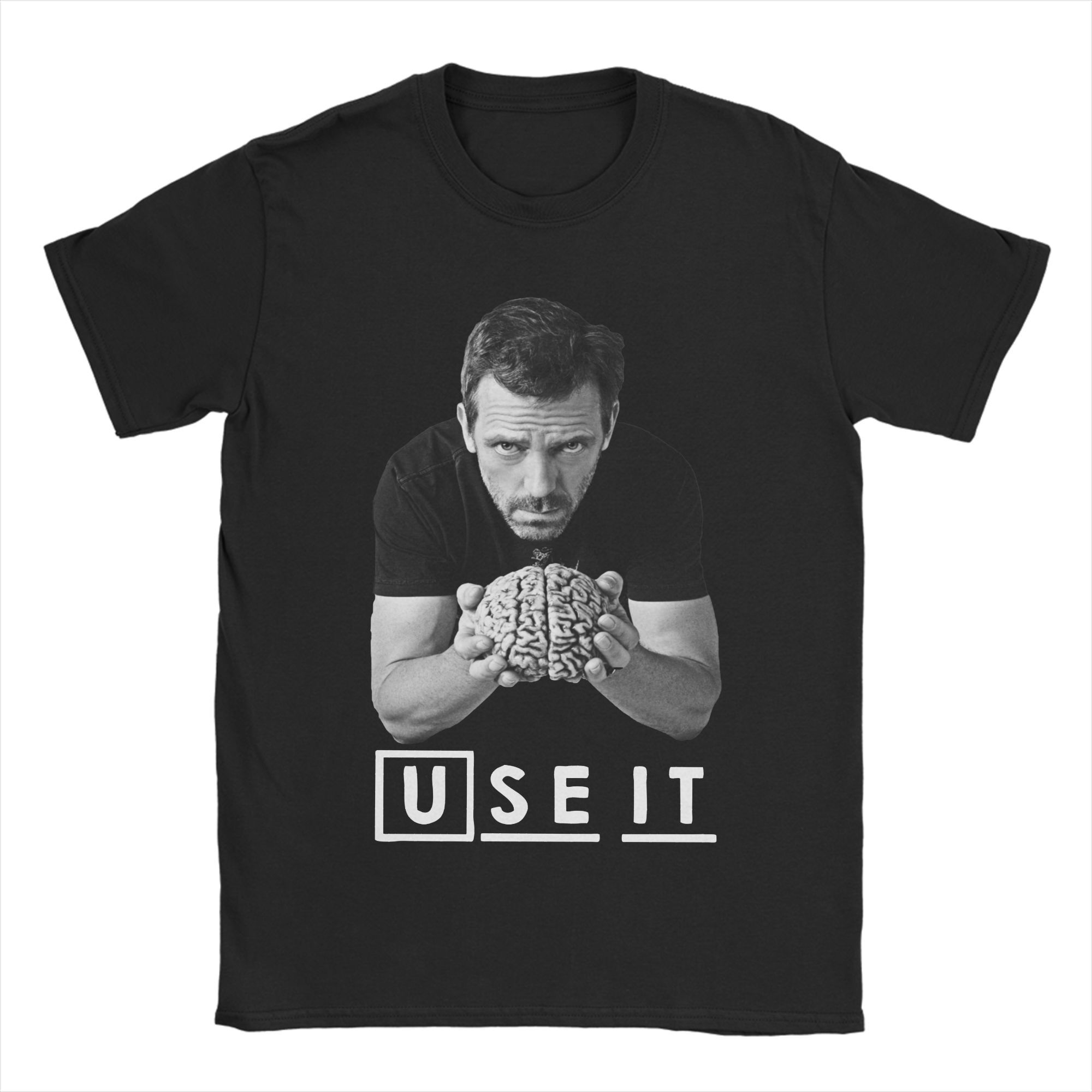 

Мужские Домашние Футболки House s Head House MD Хлопковые Топы Новинка Короткий Рукав Круглый Вырез Летние Футболки 4XL