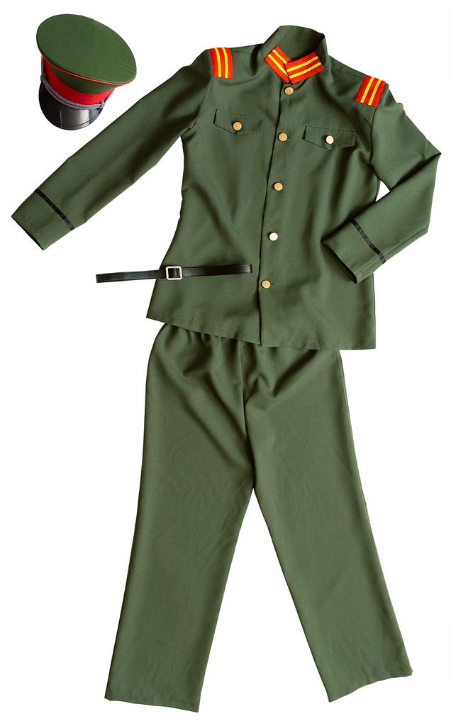 Clearstone MEN Cosplay Halloween Military Uniform Unisex Green