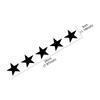 20x3cm 5 Star Wanted Car Stickers Auto Vinyl Film GTA Decals For Car Bumper Windows Motorcycle Laptop Walls Car Accessories