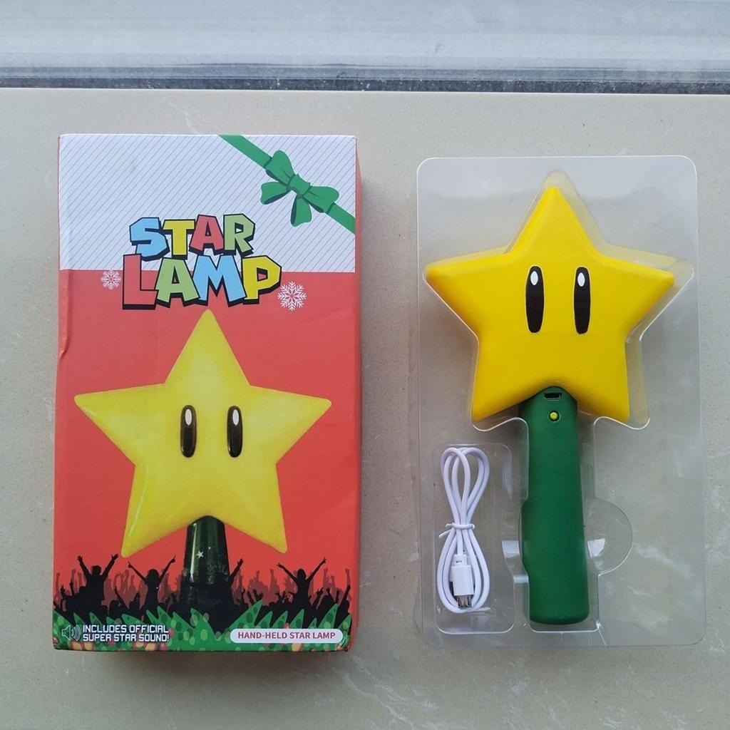Cute Dazzling Cool Glowing Sounding Handheld Light Cute Star