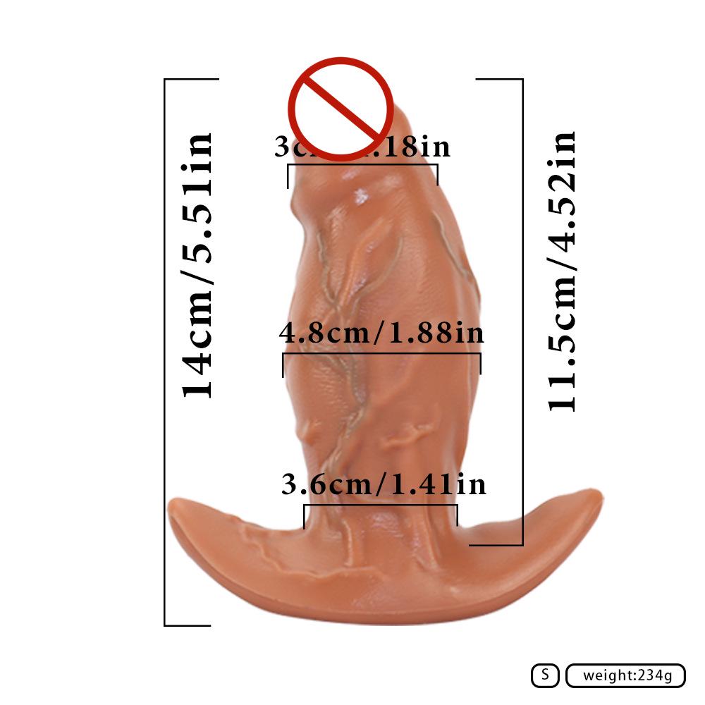 Realistic Wearable Silicone Dildo with Foreskin, Soft Veins, and Large Size for Men and Women