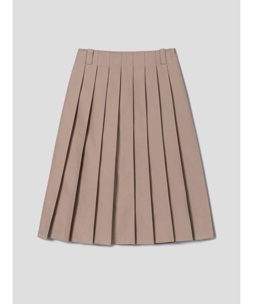 Diaepeocheo 90S Cotton Pleated Skirt Beige (Ta6227A05A)